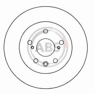 Гальмівний диск задн. Camry/Scepter/RX 91-06 A.B.S. 16277