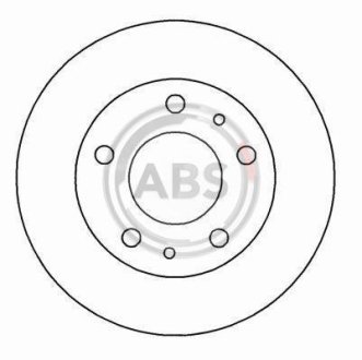 Гальмівний диск перед. Boxer/Ducato/Jumper (06-21) A.B.S. 16292