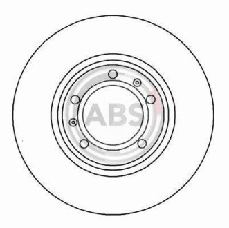 Гальмівний диск перед. E38 (94-02) A.B.S. 16331