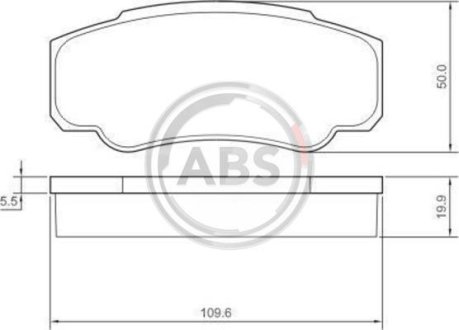 Гальмівні колодки зад. Jumper/Ducato/Boxer 02-06 A.B.S. 37333