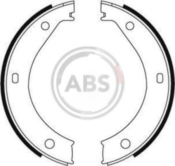 Колодки ручного гальма BMW 5(E28,E34) 81-97/6(E24) 77-89/ 7(E38) 94-01 (ATE) A.B.S. 8805