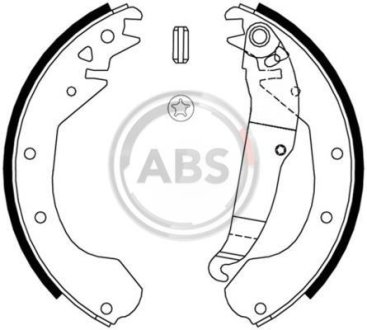 Гальмівні колодки зад. Astra/Combo/Corsa/Kadett (81-03) A.B.S. 8807