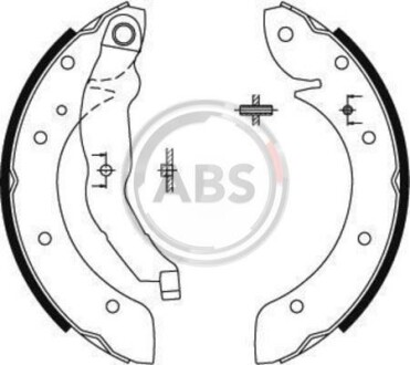 Колодка гальм. барабан. BMW/RENAULT 316-318/LAGUNA задн. (ABS) A.B.S. 8894