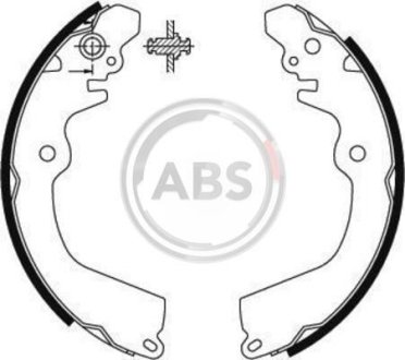 Гальмівні колодки зад. Carisma/Colt/Lancer/Galant/Space Star/Space Runner/Mirage 91-06 A.B.S. 8903 (фото 1)