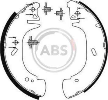 Колодка гальм. барабан. FORD/OPEL/RENAULT TRANSIT/MOVANO/MASTER задн. (ABS) A.B.S. 8941