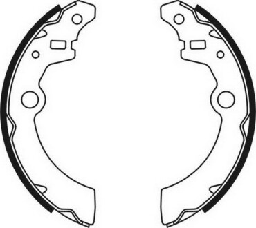 Гальмівні колодки, барабанні ABE C08021ABE