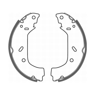 Гальмівні колодки, барабанні ABE C0P015ABE