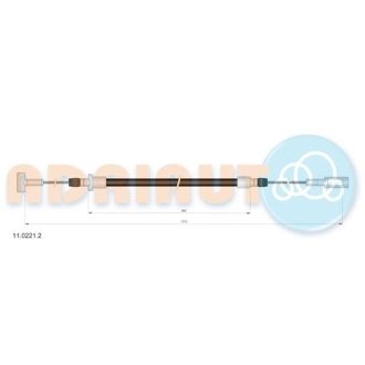Трос зупиночних гальм ADRIAUTO 1102212