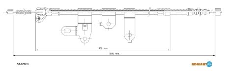 Трос зупиночних гальм ADRIAUTO 5202921