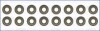 Комплект сальников клапана HYUNDAI ACCENT III 1.4, 1.6i, TUCSON (04-12) 2.0i AJUSA 57052300 (фото 1)