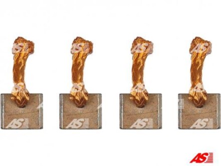 Фото щітки стартера (12,9x7x11mm/12 V) STANDARD LINE AS-PL SB3005 Щітки стартера (12,9x7x11mm/12 V) STANDARD LINE AS-PL SB3005