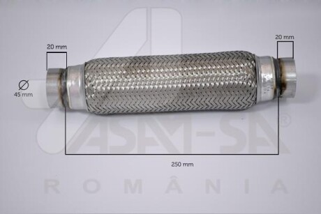 RENAULT гофра глушника 45*250 ASAM 60094