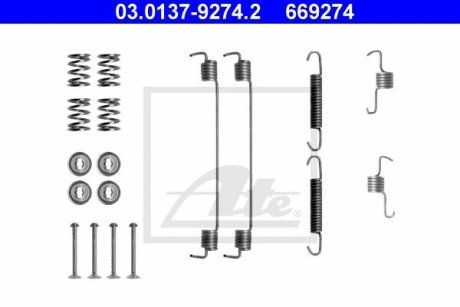 Монтажний комплект колодки ATE 03013792742