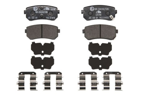 Гальмівні колодки, дискові ATE 13.0470-5780.2