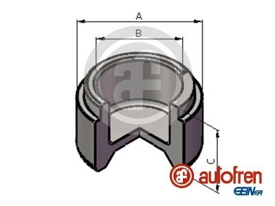 Поршень циліндра супорта AUTOFREN D0-25519