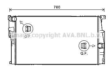 Радіатор охолодження двигуна BMW 1 (F20) (11-19), 3 (F30) (12-18) MT AVA AVA COOLING BW2455