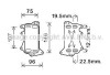 Радиатор масляный КПП BMW 3 F30 (12-), 5 F10 (10-), 7 F01 (09-), X3 F25 (11-), X AVA COOLING BW3556 (фото 1)