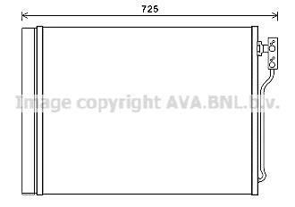 Радіатор кондиціонера BMW 5F10 1,6i 2,0i 11> AVA AVA COOLING BWA5435D