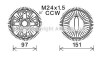 AVA BMW Муфта зчеплення вентилятора 7 (E65, E66, E67) 01-, X5 (E53) 00- AVA COOLING BWC392 (фото 1)