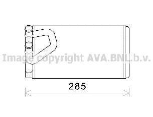 Радіатор обігрівача салону Nissan Pathfinder Navarra 2,5D 3,0D 4,0i 05> AVA AVA COOLING DN6373