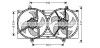 AVA NISSAN Вентилятор радіатора ALMERA 00- AVA COOLING DN7528 (фото 1)