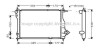 Радіатор охолодження CHEVROLET Matiz (AVA) AVA COOLING DW2075 (фото 1)