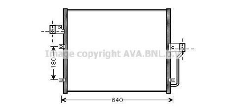 Радиатор кондиционера SsangYong Action (06-), Kyron (05-) AVA AVA COOLING DW5082 (фото 1)