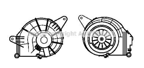AVA DB Вентилятор салона VIANO (W639) 03-, VITO (W639) 03- AVA COOLING MS8631