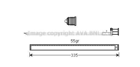 Осушувач кондиціонера MB C204, E212 AVA AVA COOLING MSD601 (фото 1)