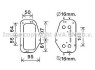 Радіатор мастильний OPEL Zafira 1.8 05- (AVA) AVA COOLING OL3684 (фото 1)