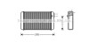 Радіатор обігрівача OMEGA A ALL MT/AT +/- A/C (Ava) AVA COOLING OLA6116 (фото 1)