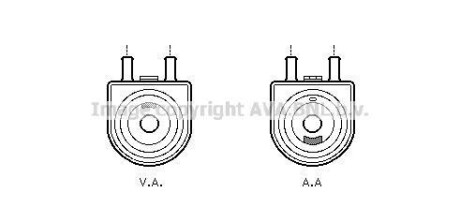 Радіатор масляний CITROEN Berlingo/PEUGEOT 206 (AVA) AVA COOLING PE3285