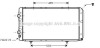 AVA CITROEN Радіатор охолодження Jumper 1,9D-1,9TD 94- AVA COOLING PEA2146 (фото 1)