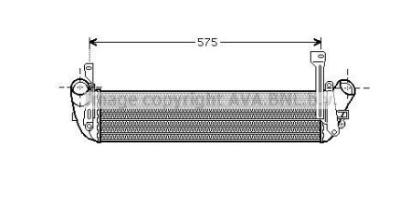 Інтеркулер Renault Kangoo 1.5 DCI 01>08 MT AVA AVA COOLING RT4346