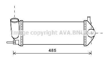 Інтеркулер RENAULT KANGOO (Ava) AVA COOLING RTA4471