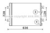 Радиатор кондиционера Renault Logan I 1,4-1,6i 04>10 AVA AVA COOLING RTA5467D (фото 1)