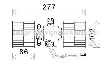 Вентилятор салону SKODA FELICIA (1995) 1.3 (AVA) AVA COOLING SA8022