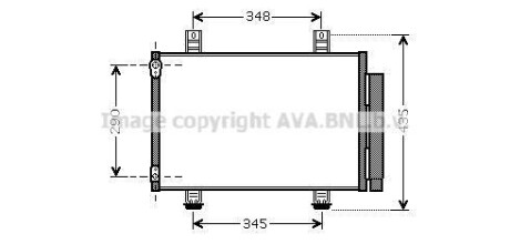 Радиатор кондиционера Suzuki Swift (05-) AVA AVA COOLING SZA5087D