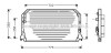AVA TOYOTA Радіатор кондиціонера (конденсатор) CAMRY 2.2, 3.0 96- AVA COOLING TO5254 (фото 1)