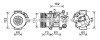 Компрессор кондиционера Toyota Auris (09-), Avensis (09-), Corolla (07-) (TOAK62 AVA COOLING TOAK627 (фото 1)