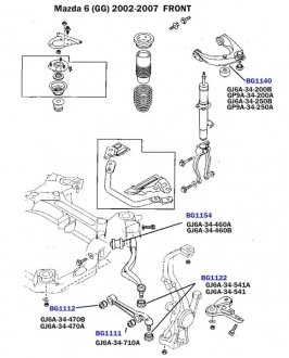 Відбійник ресори для листової ресори BELGUM PARTS BG1340 (фото 1)