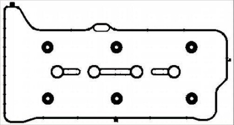 Прокладка клапанної кришки (к-кт) ACCORD VII/CIVIC VIII/CR-V/FR-V (BE) 2.2 i-CDTI/CDTI 04- BGA RK3326