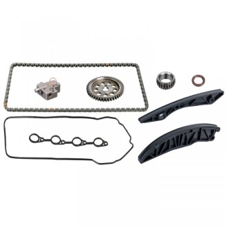 HYUNDAI К-кт ланцюга i20,i30 1.4/1.6 (ланцюг+натягувач+2шт. напр.+2шт. шестерні + сальник +2шт. прокладки) BLUE PRINT ADBP730021