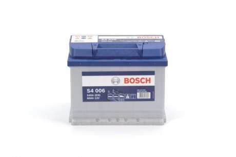 Акумулятор 12В/60Аг/540А/14,276кг BOSCH 0 092 S40 060 (фото 1)