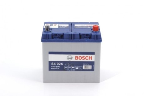 Акумулятор 12В/60Аг/540А/14,11кг BOSCH 0 092 S40 240 (фото 1)