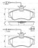 Колодки гальмівні дискові CITROEN Berlingo/Xsara/PEUGEOT Partner/306 1,1i,1.4i,1.8i,D,1.9D -02 BOSCH 0986424414 (фото 8)