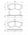 Комплект гальмівних колодок BOSCH 0 986 424 575 (фото 8)