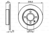 Диск тормозной BOSCH 0986478501 (фото 1)