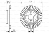 Диск гальмівний BMW 1 E81/3 E90 \'\'R "05-13 BOSCH 0986479A78 (фото 1)