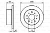 ДИСК ГАЛЬМIВНИЙ ЗАДНIЙ COATED BOSCH 0 986 479 B63 (фото 6)